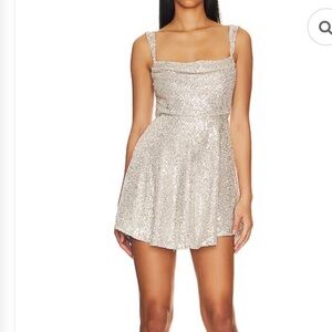 Silver Sequin Dress